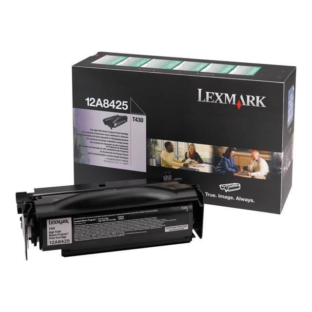 Toner Lexmark 12A8425 čierny (black)