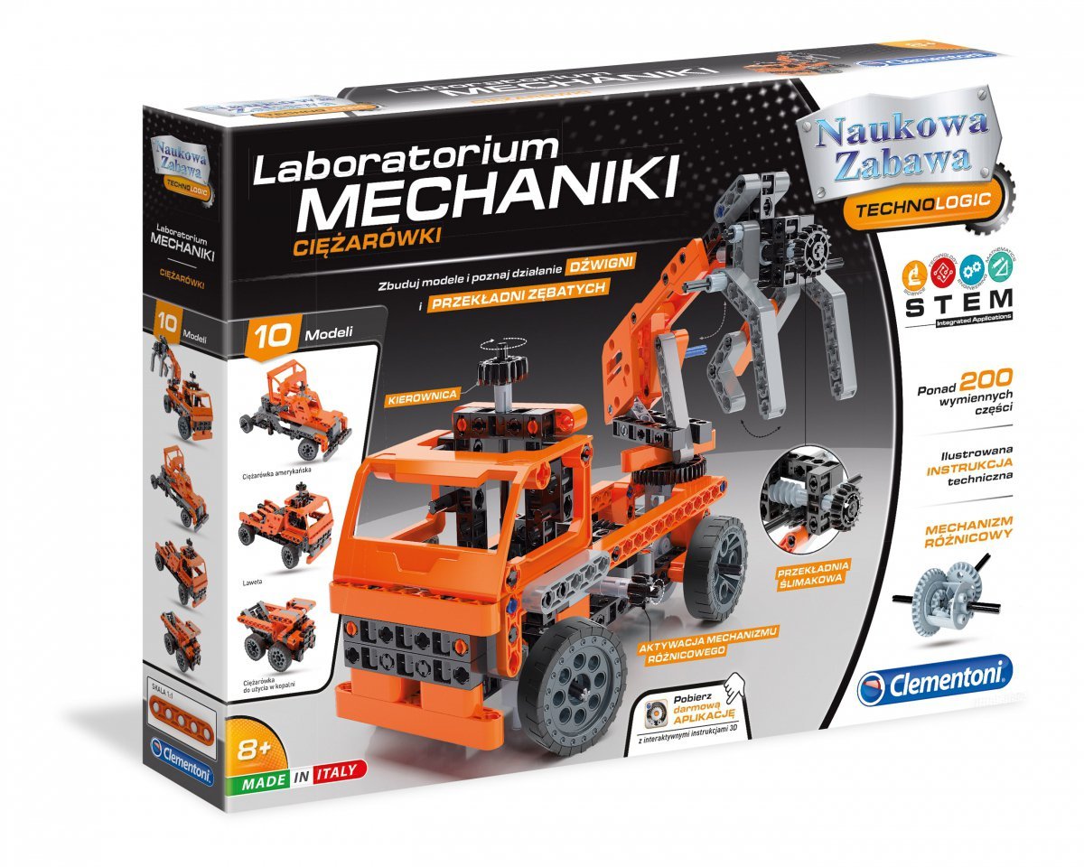 

Clementoni laboratrorium mechaniki ciężarówki