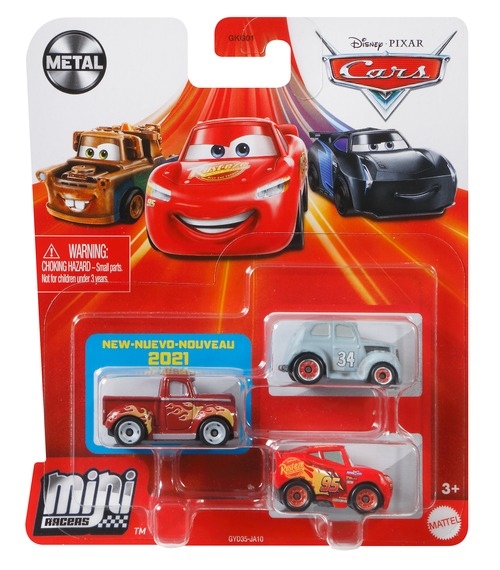 

Auta Cars mini racers zestaw 3 autka GYD35