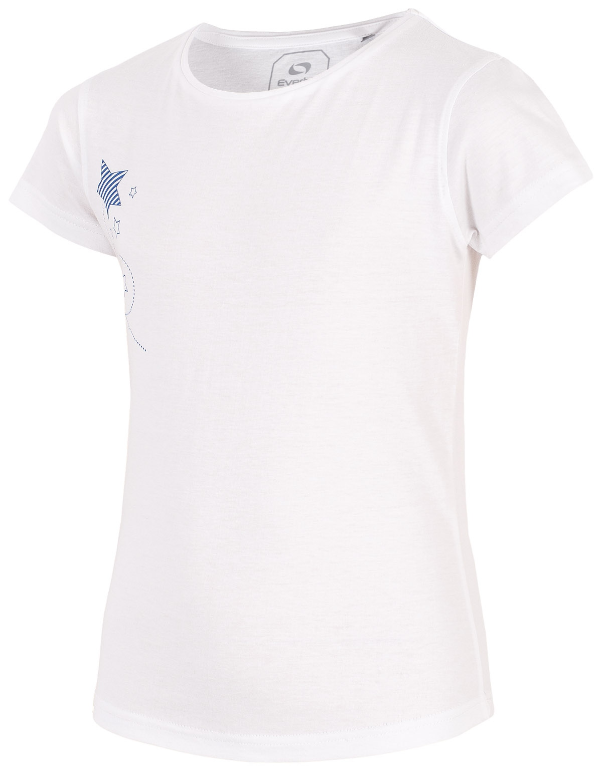 

T-Shirt dziewczęcy Everhill JTSD701 biały r134