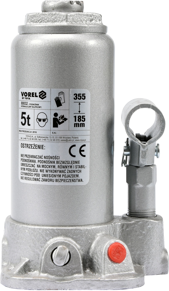 

Vorel Podnośnik Hydrauliczny Słupkowy 5T