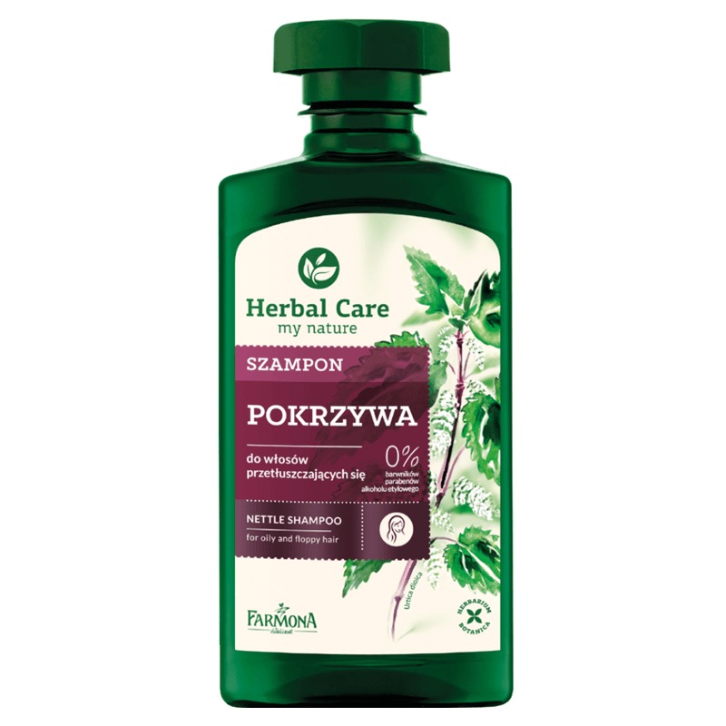 HERBAL CARE SZAMPON POKRZYWA PRZETŁUSZCZAJĄCE WŁ.