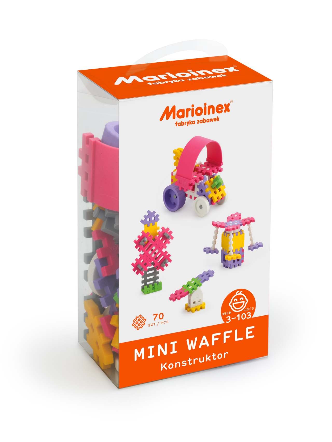 

Marioinex Klocki wafle mini 70szt 02813