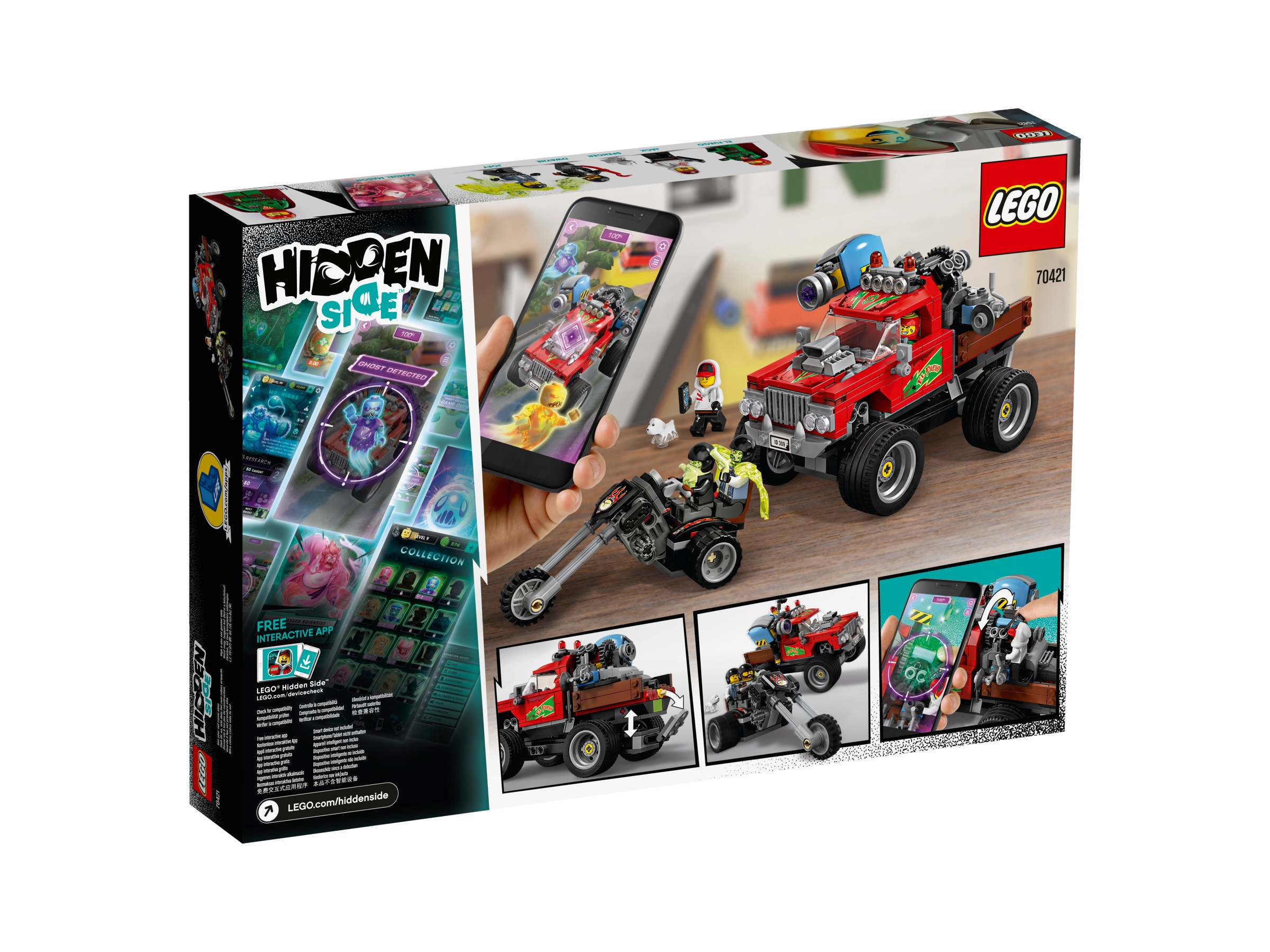 LEGO Hidden Side 70421 Samochód kaskaderski El Fuego EAN (GTIN) 5702016365436