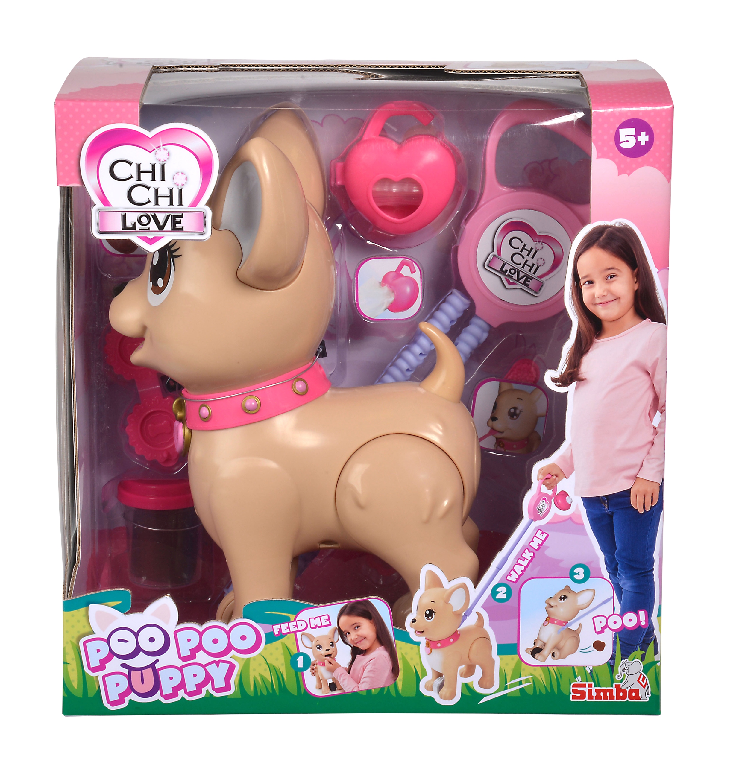

Simba Toys Chi Chi Love Poo Poo Puppy brązowy