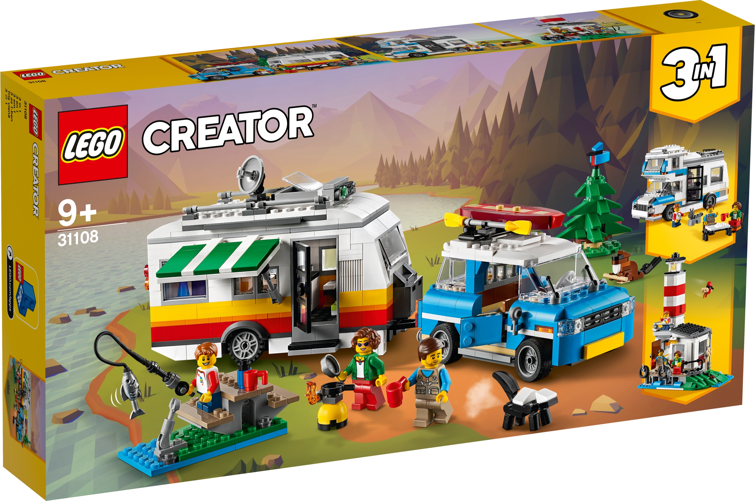 

Lego Creator Wakacyjny kemping z rodziną 31108