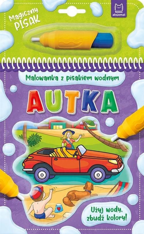

Malowanka z pisakiem wodnym Autka