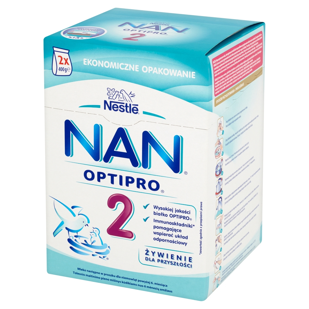 

Mleko modyfikowane Nestle Nan Optipro 2 800g