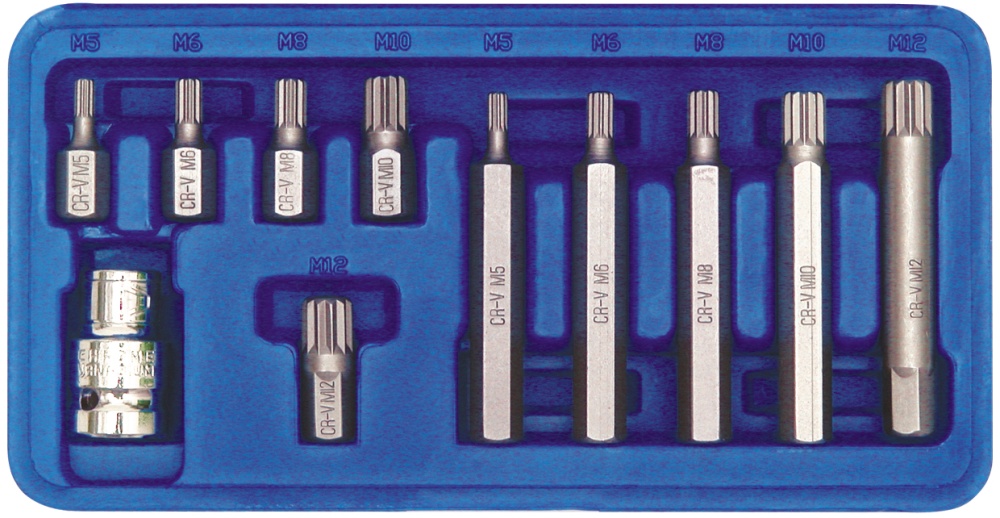 

Klucze specjalne Spline m5-m12 11szt. 66770 Vorel