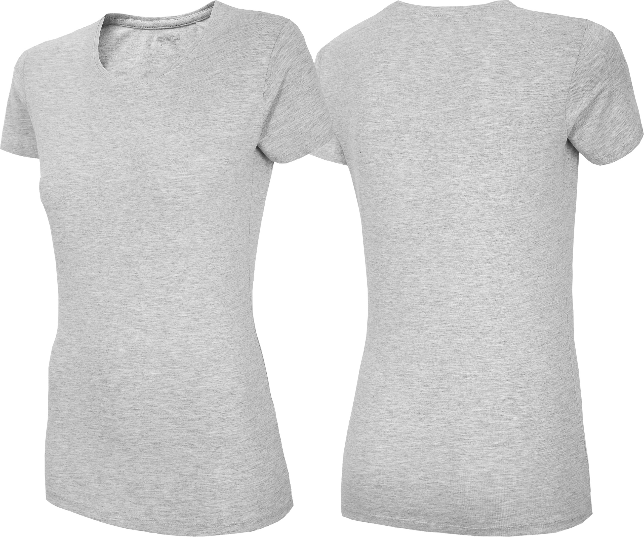 

T-Shirt damski Everhill TSD700 szary melanż rS