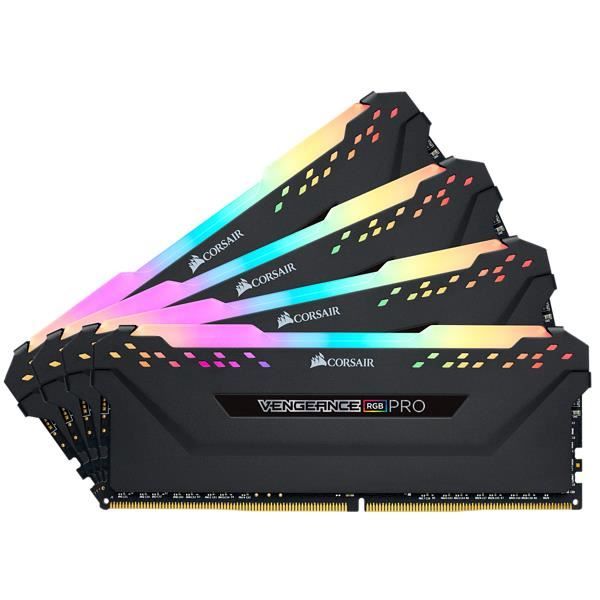 Corsair Vengeance Rgb Pro DDR4 32GB (4x8GB) 3200MHz CL16 Čiern