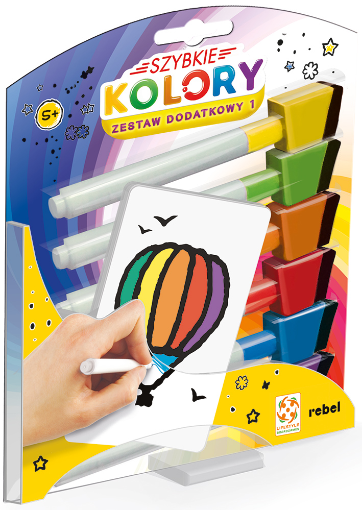 

Gra planszowa Rebel Szybkie kolory: Zestaw
