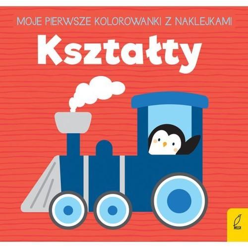 Moje pierwsze kolorowanki z naklejkami Kształty