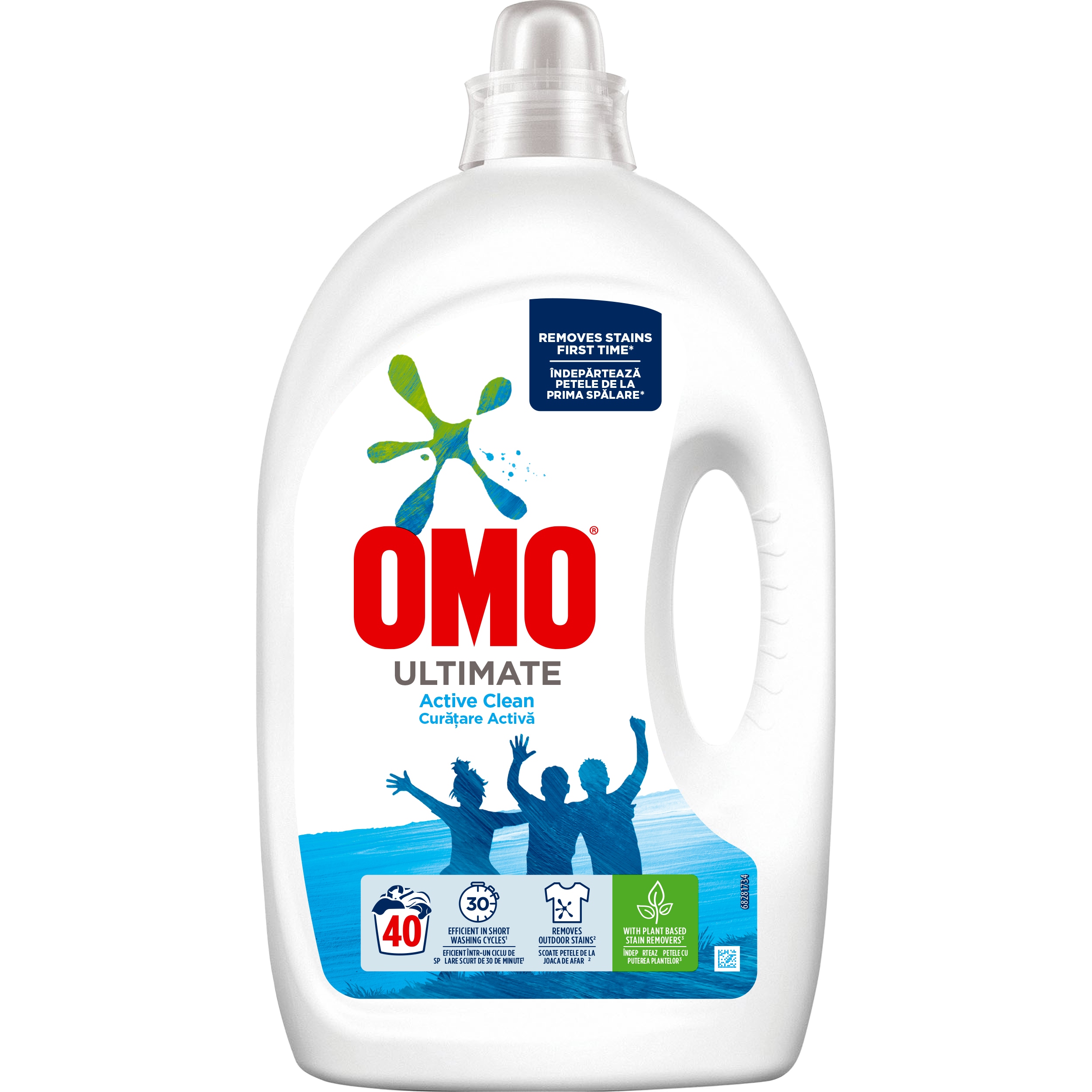 

Omo Ultimate Active Clean żel do prania 40 prań 2L
