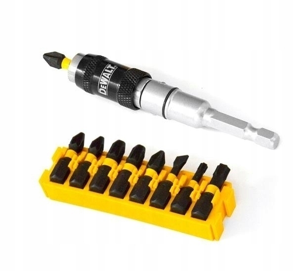 

Zestaw bitów DeWalt Extreme Impact i uchwyt kątowy