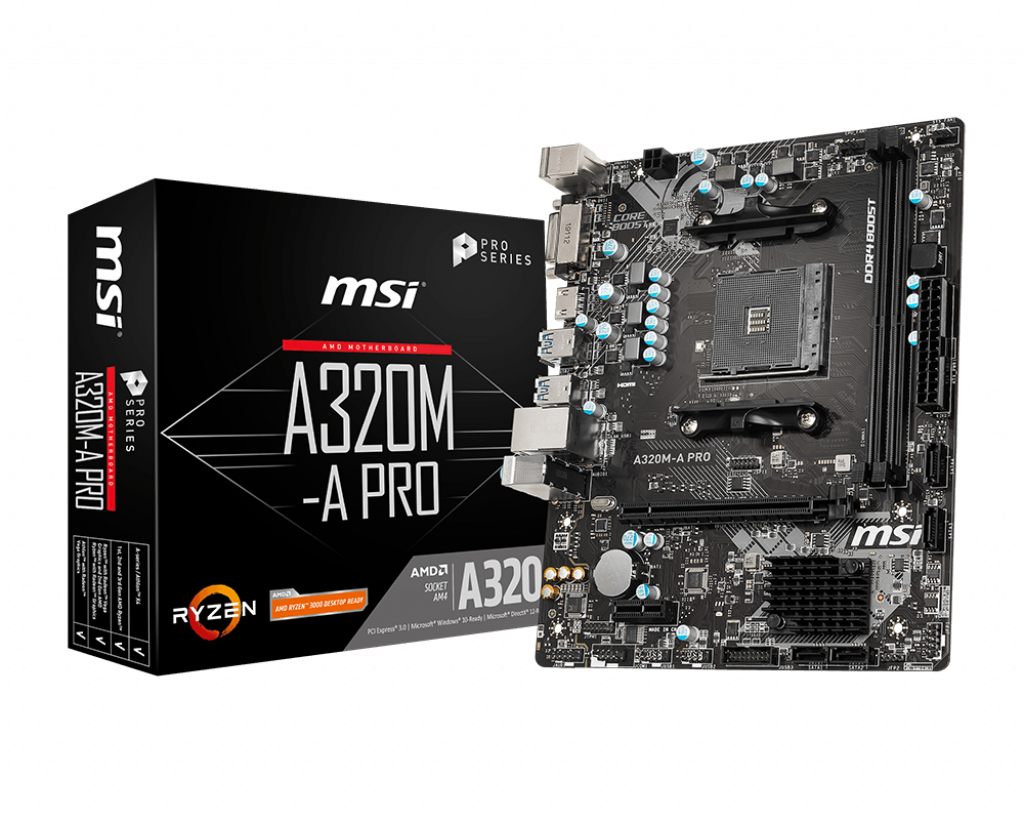 

Płyta główna Msi A320M-A Pro AM4 Micro Amd A320