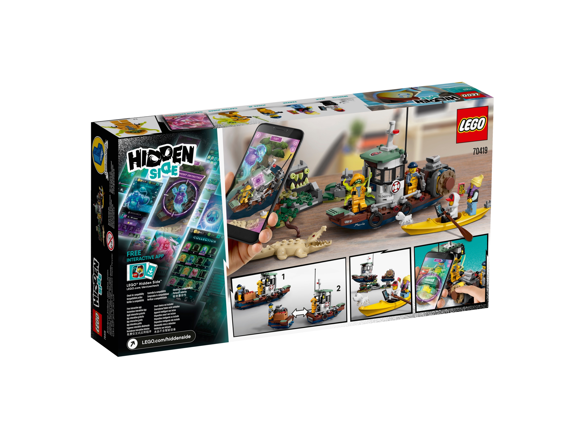 LEGO 70419 Hidden Side - Wrak łodzi rybackiej