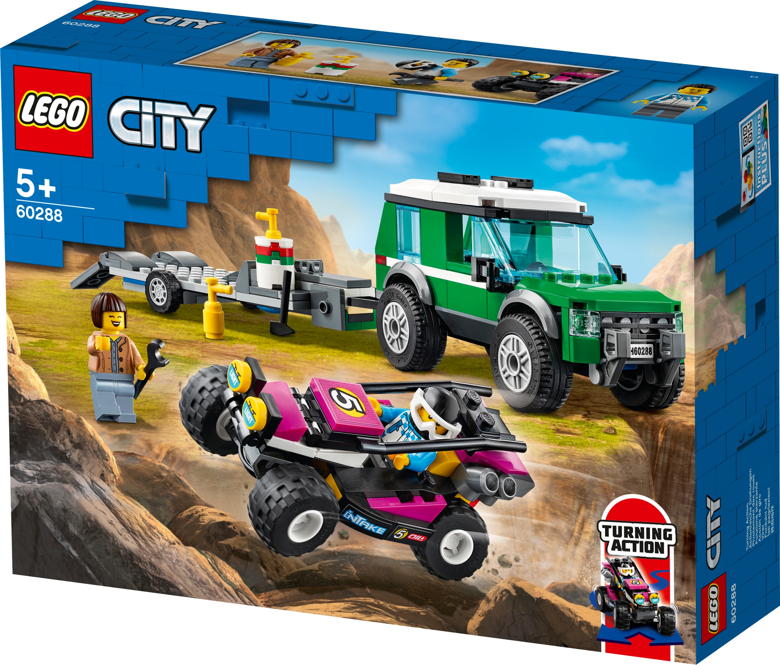 

Lego City Transporter łazika wyścigowego 60288