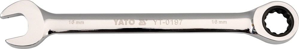 

Klucz płasko-oczkowy z grzechotką 14mm Yato