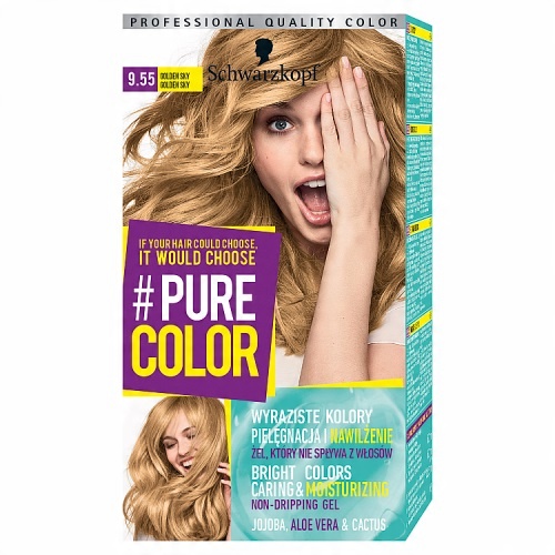 

Schwarzkopf Pure Color farba do włosów w żelu 9.55