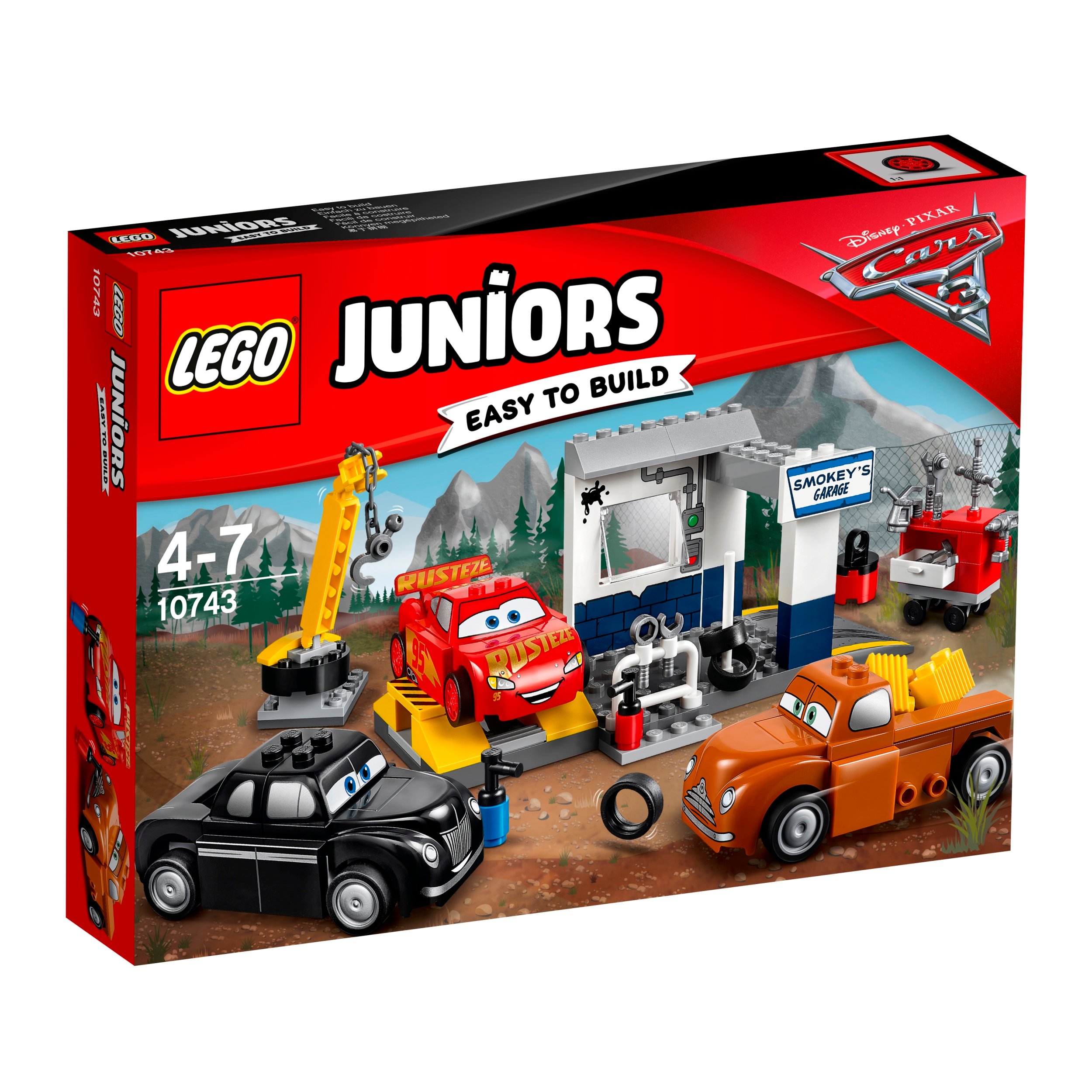 Lego Auta 3 – 10743 Smokeyho dílna –