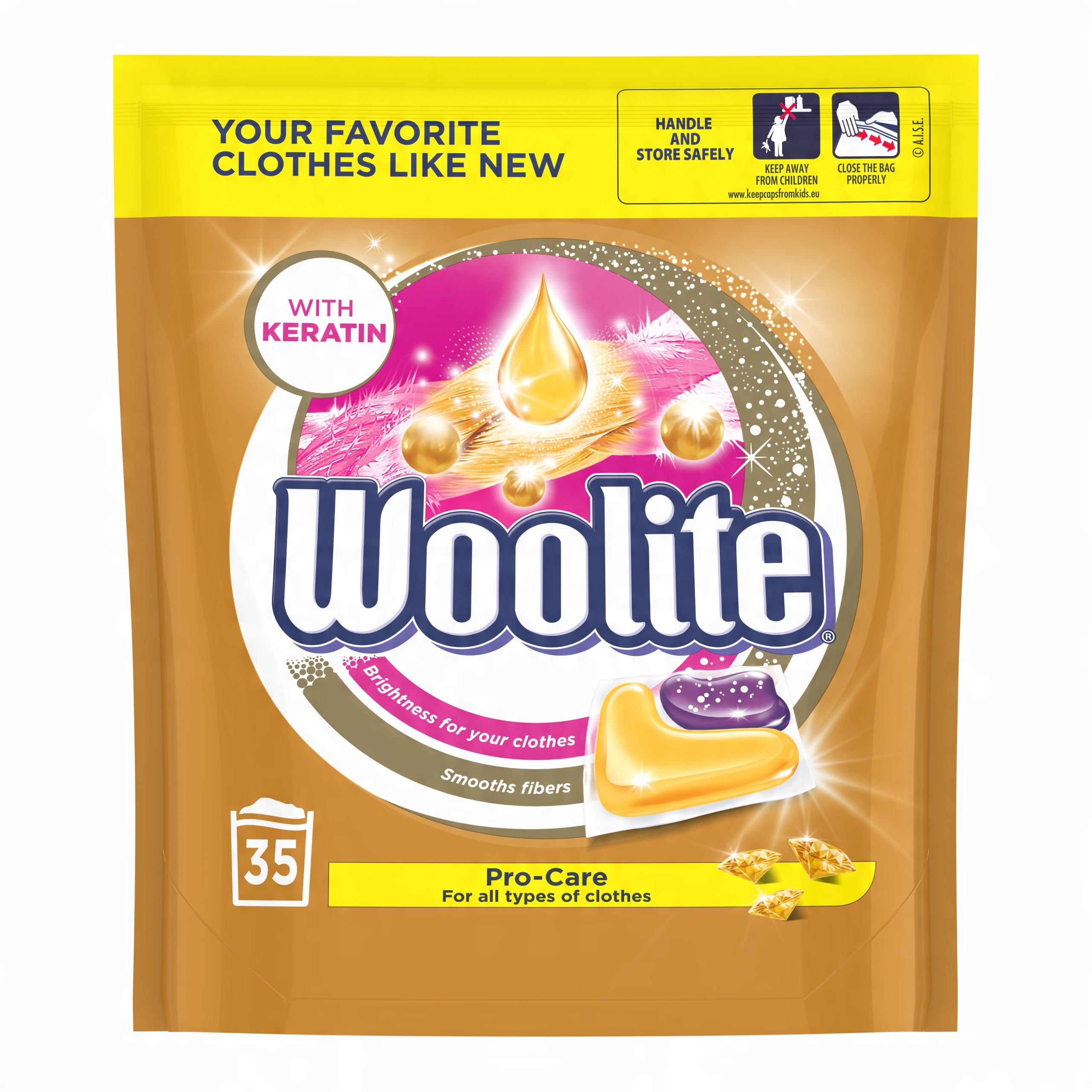 

Woolite Pro-Care żelowe kapsułki do prania 35 szt