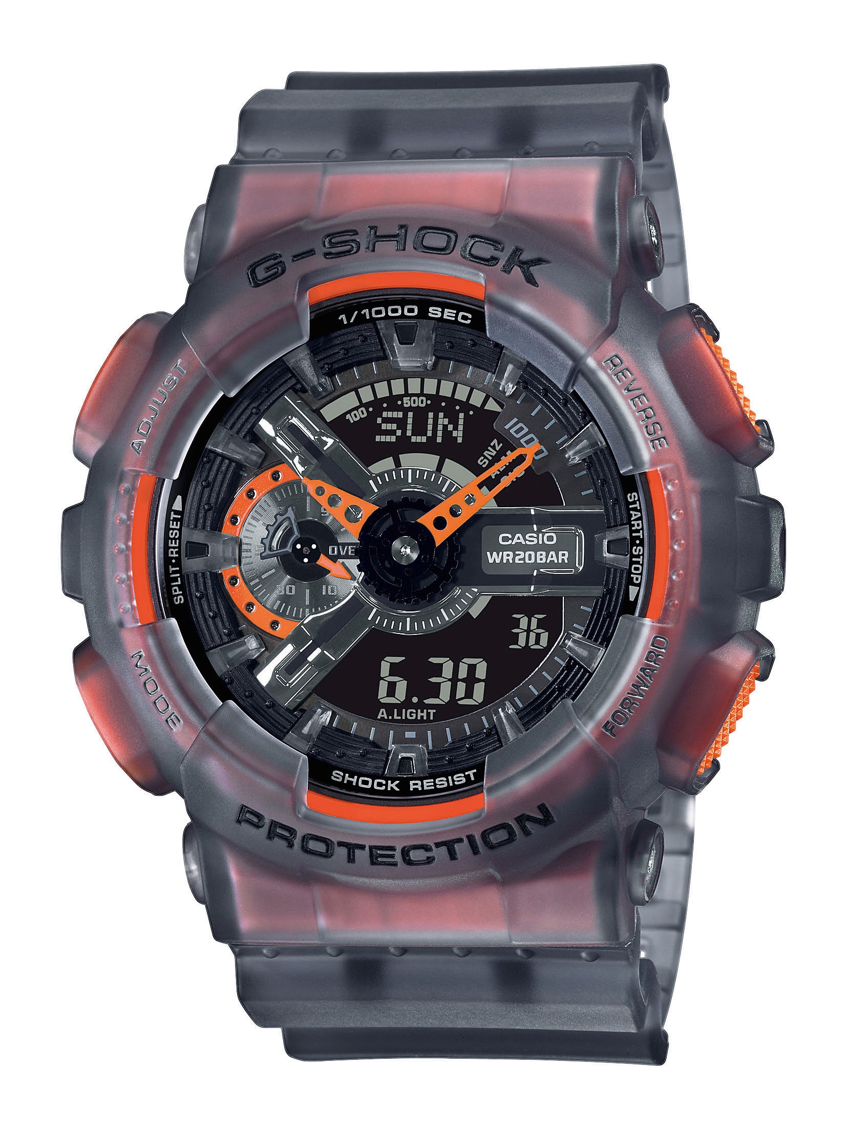 

Męski zegarek G-shock Casio GA-110LS-1AER szary