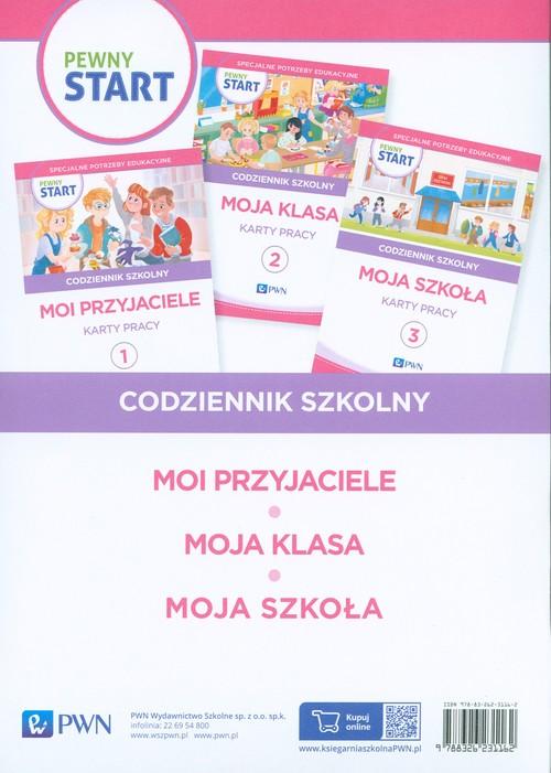 

Pewny start Codziennik szkolny Karty pracy 1-3