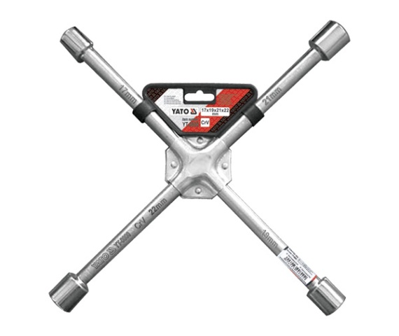 

Yato Klucz Krzyżakowy Do Kół 17x19x21x22MM YT-0800
