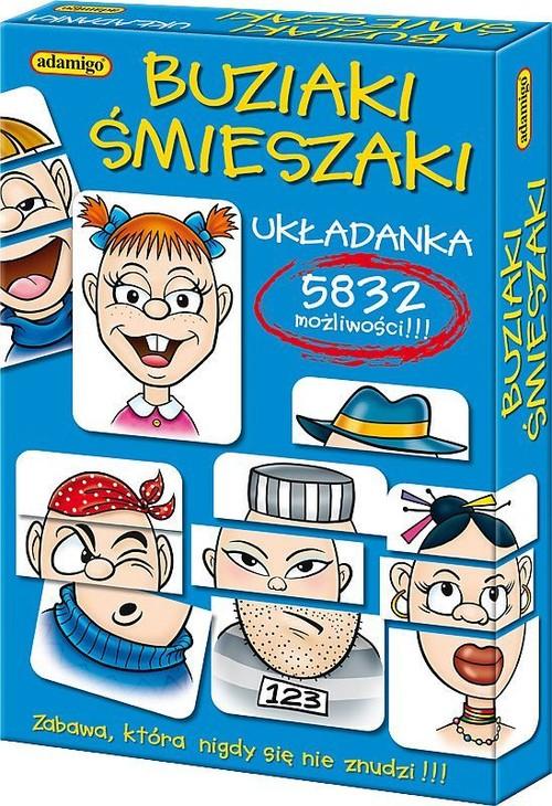 Buziaki śmieszaki. Układanka Adamigo