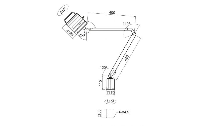 OPTIMUM OŚWIETLENIE MASZYN I WARSZTATÓW, LAMPA LED MWG 6-720 Kod producenta 3351053