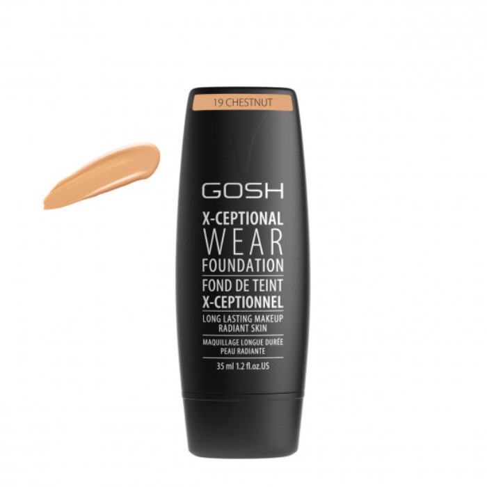 Gosh X-Ceptional Wear Make-Up podkład Chestnut 19-Zdjęcie-0