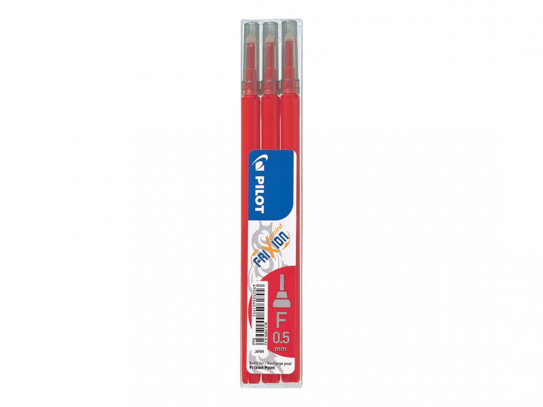 

Wkład Pilot Frixion 0,5MM Czerwony Zmazywalny 3SZT