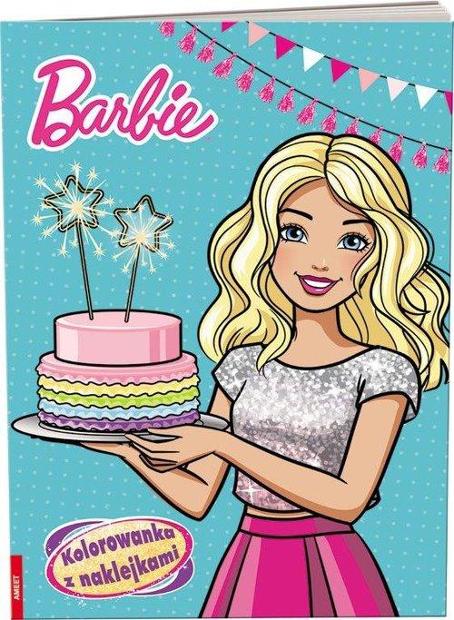 

Barbie Kolorowanka z naklejkami