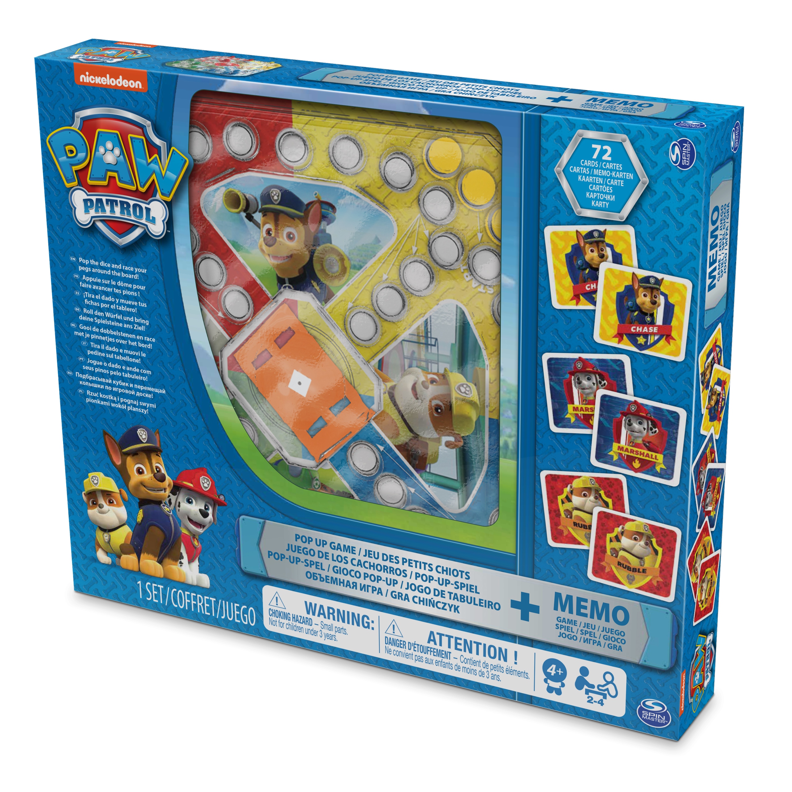 

Zestaw gier Psi Patrol Pop-Up i Memory 6036439