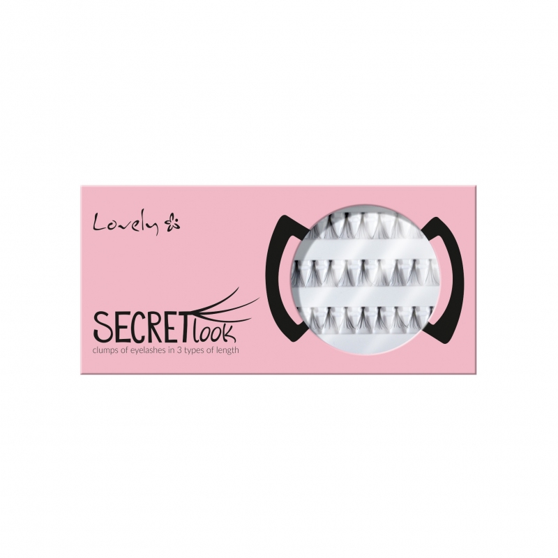 

Secret Look kępki rzęs w trzech długościach