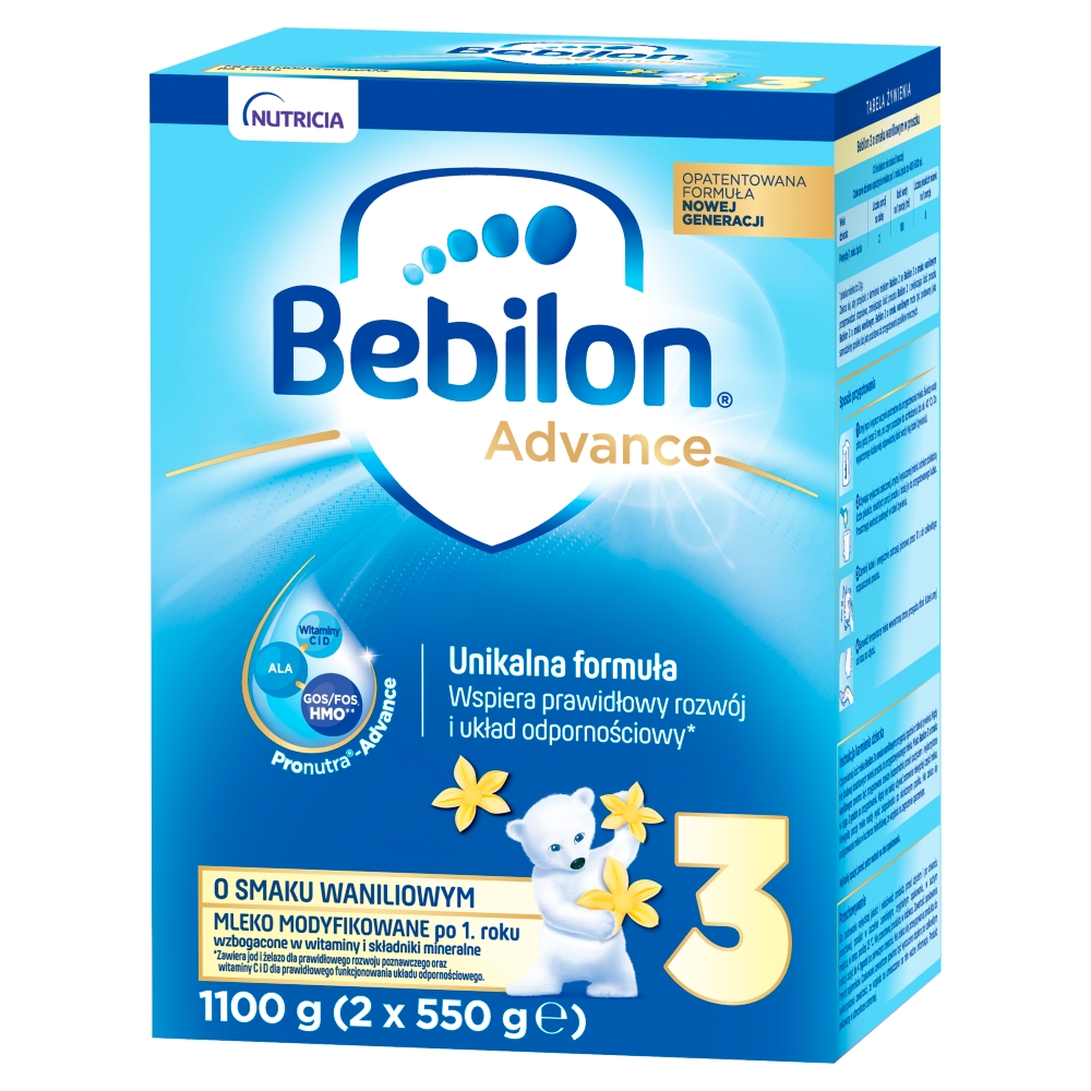 

Bebilon 3 Mleko modyfikowane Waniliowe 1100 g