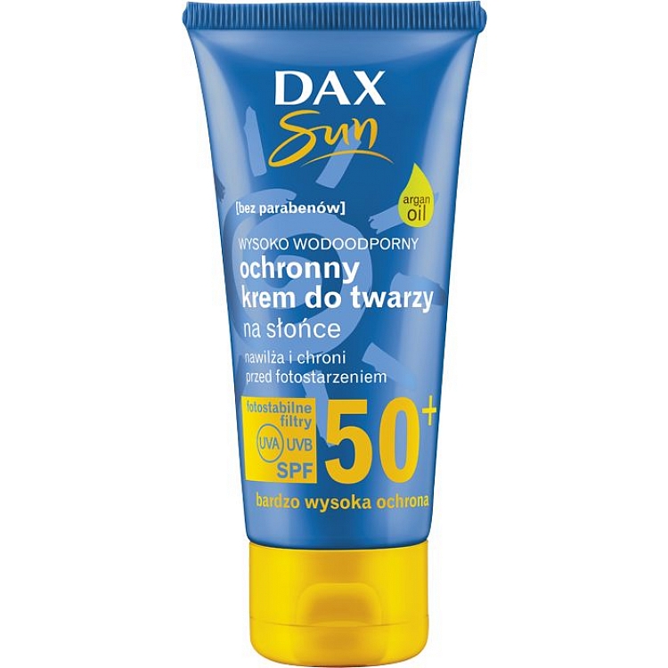 

Ochronny krem do twarzy na słońce SPF50