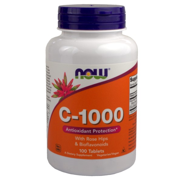 NOW FOODS NATURALNA WITAMINA C 100tabs DZIKA RÓŻA — 5