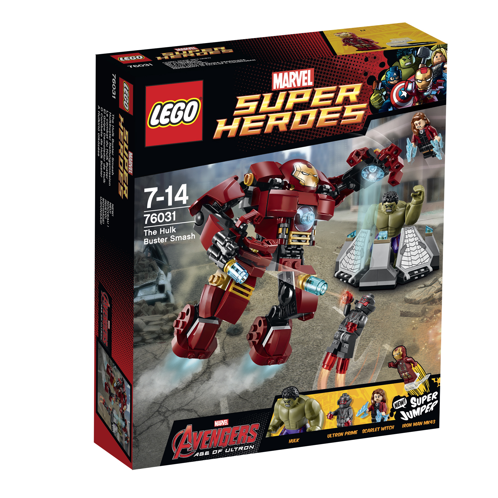 Lego Heroes 76031 The Hulk Buster Smash Nowy Zestaw Unikat