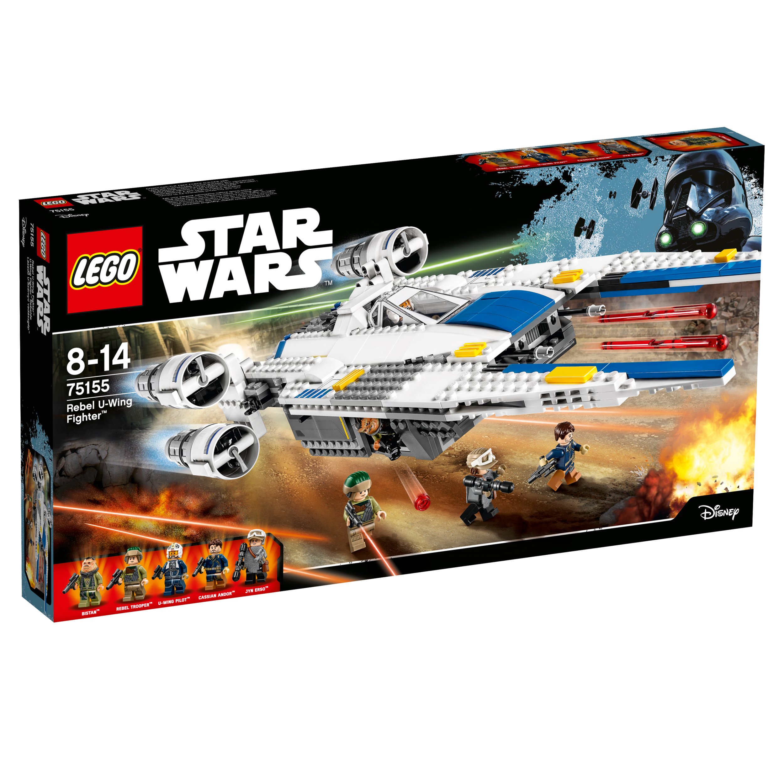 Lego Star Wars Zestaw Myśliwiec U-wing Rebeliantów 75155
