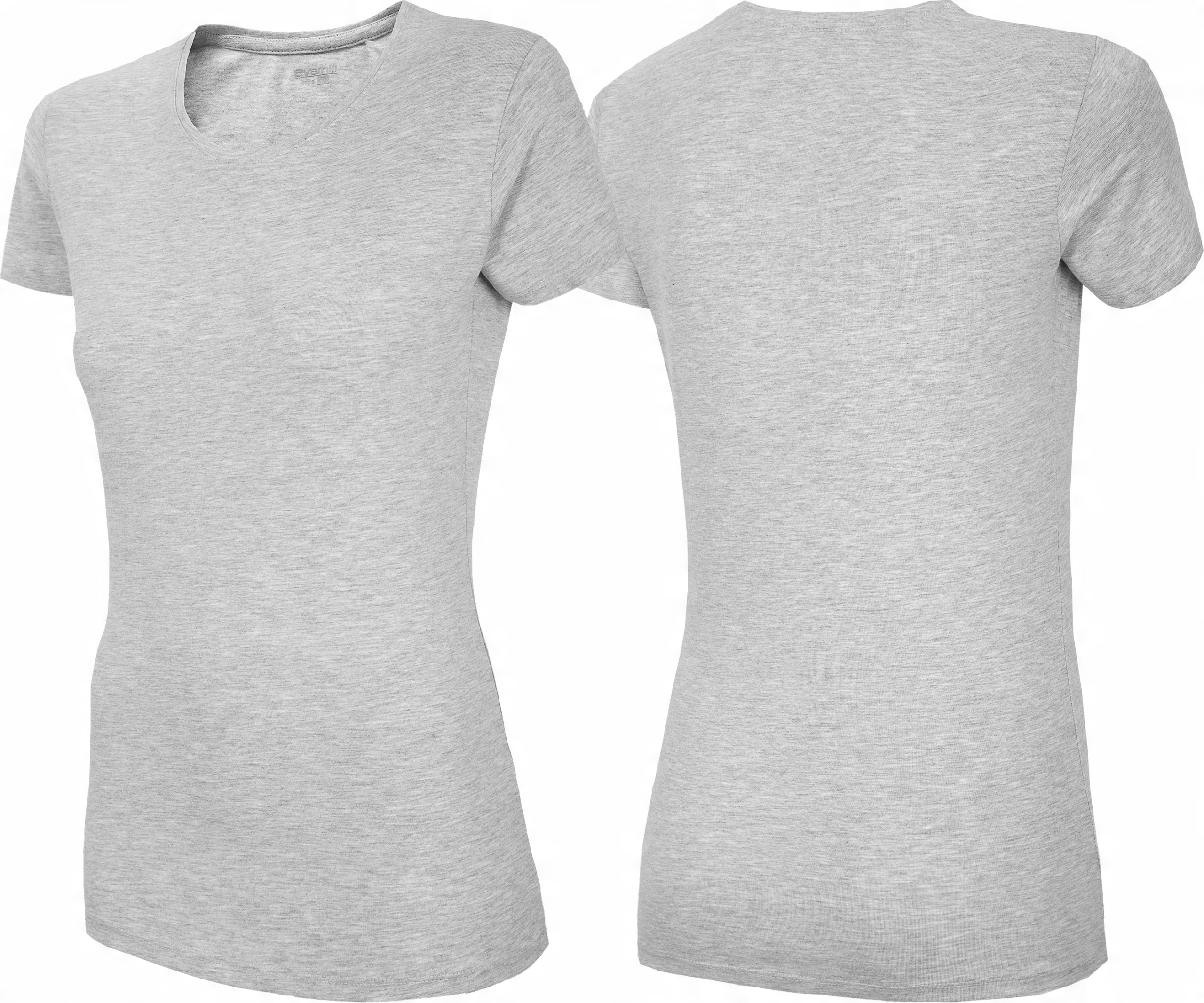 

T-Shirt damski Everhill TSD700 szary melanż rXXL