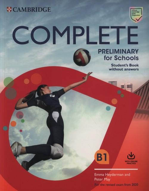

Complete Preliminary for Schools Student's Book wi