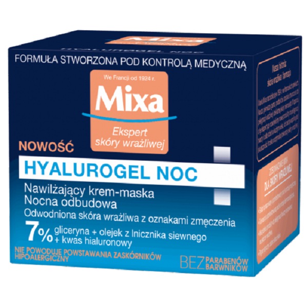 

Mixa krem do twarzy Hyalurogel Noc