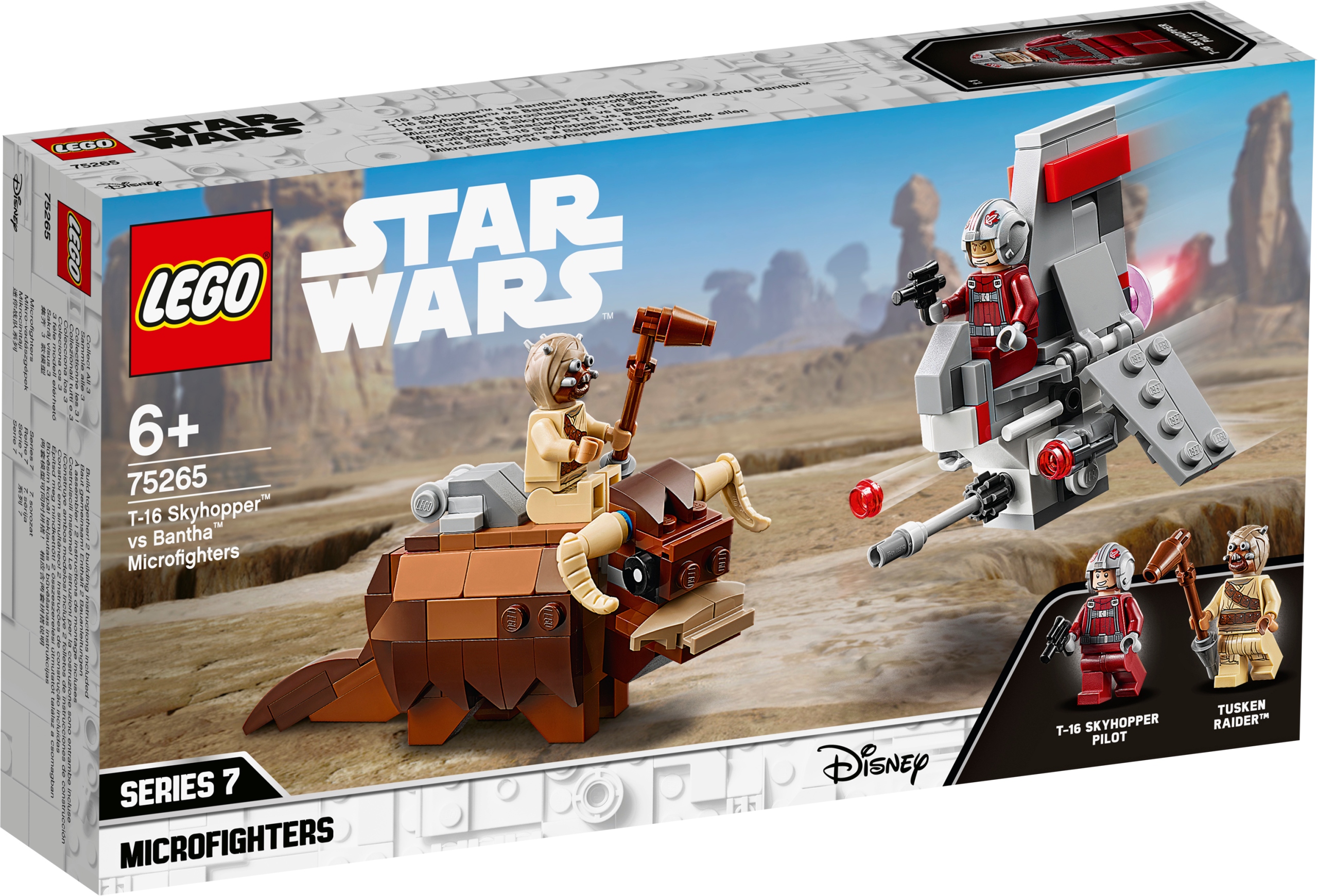 

Lego Star Wars T-16 Skyhopper mikromyśliwce 75265