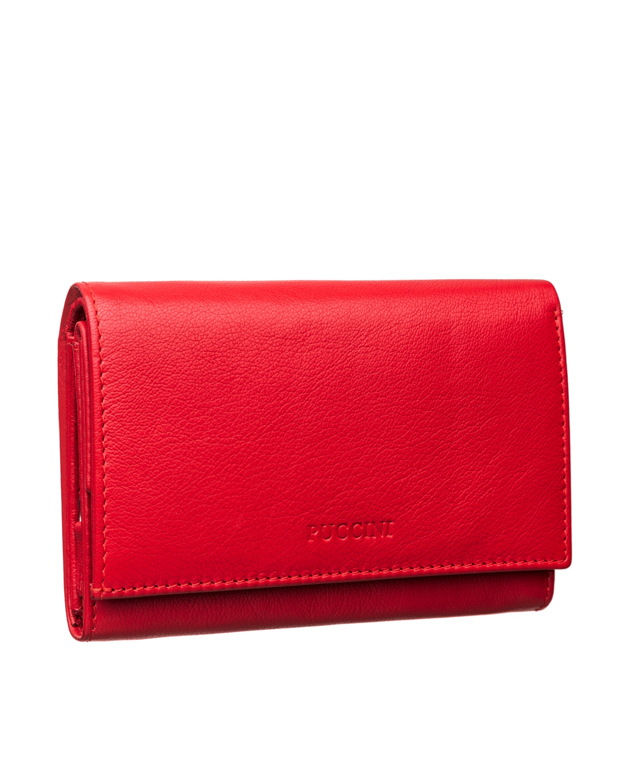 

Portfel Puccini średni czerwony G008 3 skórzany