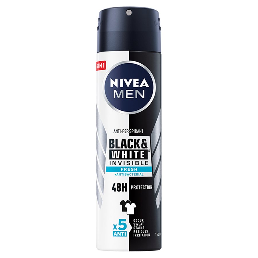 

Nivea Men Black White Invisible Fresh spray