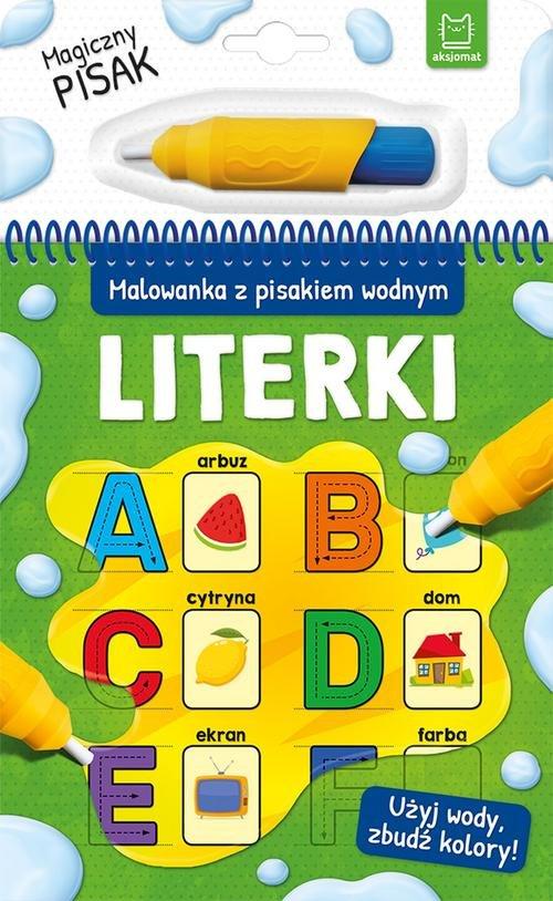 

Malowanka z pisakiem wodnym Literki