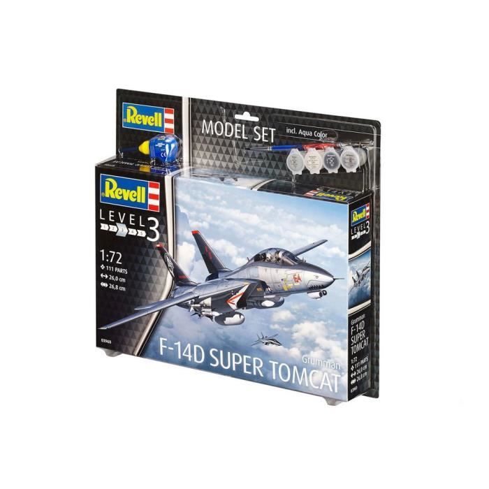 Revell Model Set F-14D Tomcat 1:72 Montážní sada Pevná
