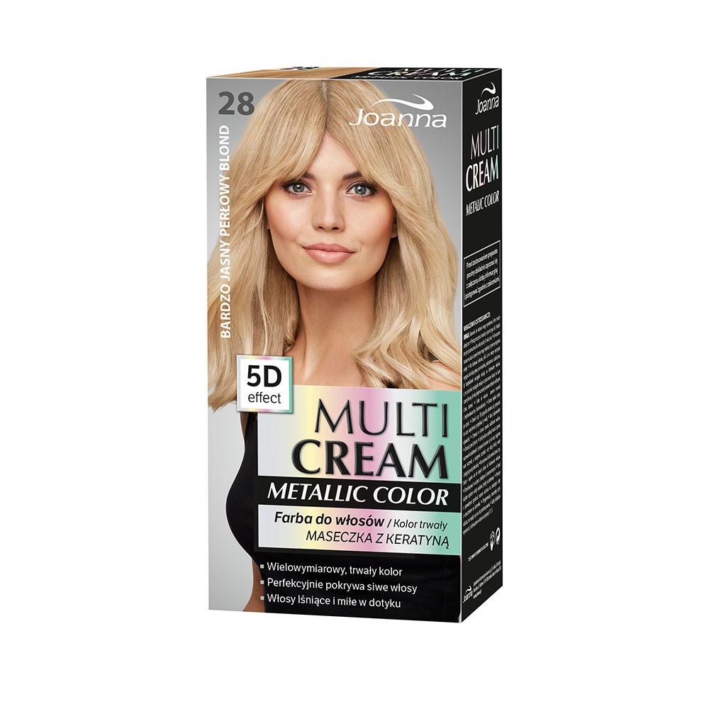 

Joanna Multi Cream Metallic Color Farba 28